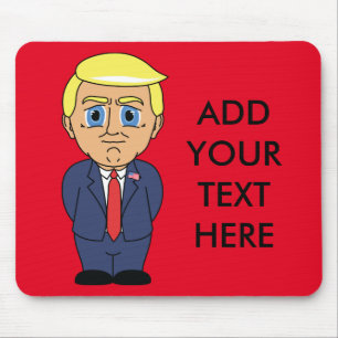 Donald Trump, der eingebildet schaut Mousepad