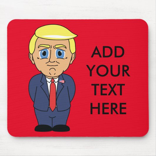 Donald Trump, der eingebildet schaut Mousepad (Vorne)