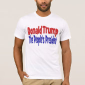 Donald Trump, der Präsident der Völker, rot blau T-Shirt (Vorderseite)