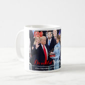 Donald Trump, der seinen Amtseid am 20. Januar Kaffeetasse (Vorderseite Links)