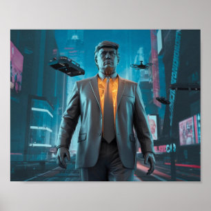 Donald Trump Der Trumpinator II 45 47 Präsident Poster