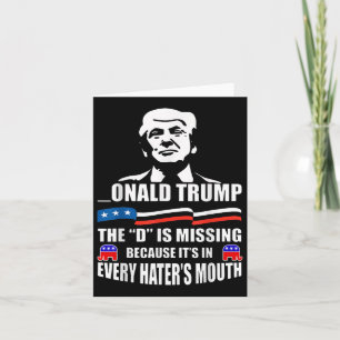 Donald Trump Die D ist Vermisst Trump-Unterstützer Karte