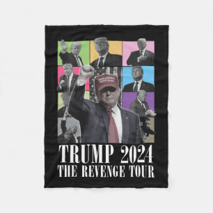 Donald Trump - Die Rache Tour 2024 für Männer und  Fleecedecke