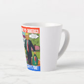 DONALD TRUMP - DIE REINIGUNG AMERIKAS, EINEN BEUTE MILCHTASSE (Rechte Ecke)