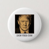 Donald Trump Don der Betrug Button (Vorderseite)