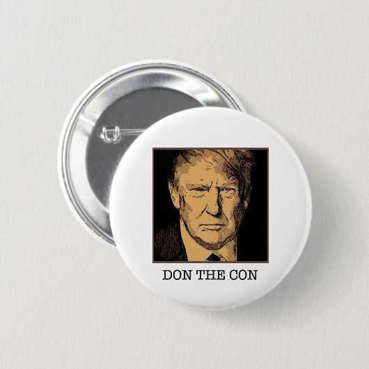 Donald Trump Don der Betrug Button (Vorne & Hinten)