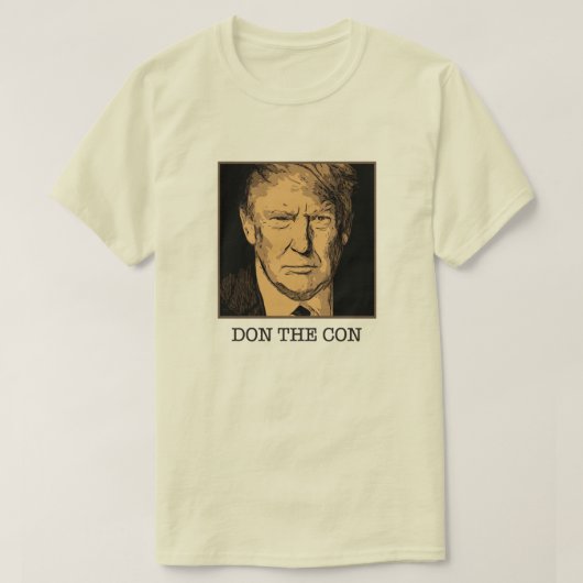 Donald Trump Don der Betrug T-Shirt (Design vorne)