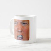 Donald Trump dreist Kaffeetasse (Vorderseite Links)