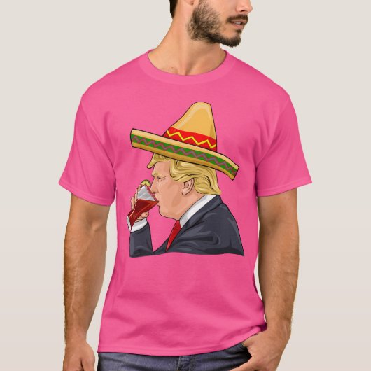Donald Trump Drinking Michelada T-Shirt (Vorderseite)