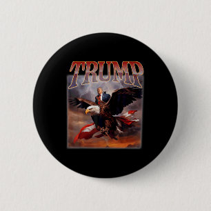 Donald Trump Eagle Usa Präsident 2024 Amerika nehm Button