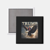 Donald Trump Eagle Usa Präsident Amerika Magnet (Vorderseite/Rückseite)