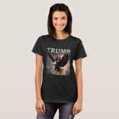 Donald Trump Eagle Usa Präsident Amerika T-Shirt (Vorne ganz)