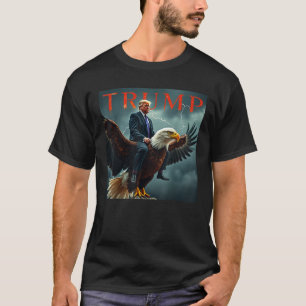 Donald Trump Eagle USA Präsident Amerika T-Shirt