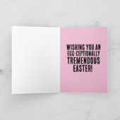 DONALD TRUMP EASTER WIEDER GROSS GREETKARTE KARTE (Innenseite)