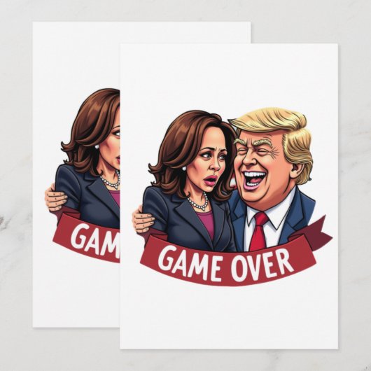 Donald Trump Einladung (Vorne/Hinten)