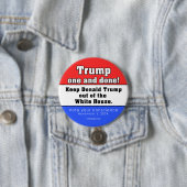 Donald Trump eins und getan! Schaltfläche Button (Beispiel)