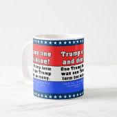 Donald Trump eins und getan! Tasse (Vorderseite Links)