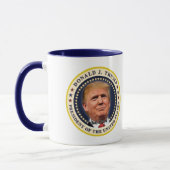 Donald Trump Einweihung Gold Stars Souvenir Tasse (Links)