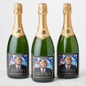Donald Trump Einweihung Novelty Champagne Schaumweinetikett (Flaschen)