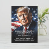 Donald Trump Einweihung Party Einladung (Stehend Vorderseite)
