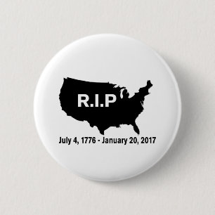 Donald Trump, Einweihung RIP Amerika Button