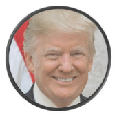 Donald Trump Eishockey Puck (Vorderseite)