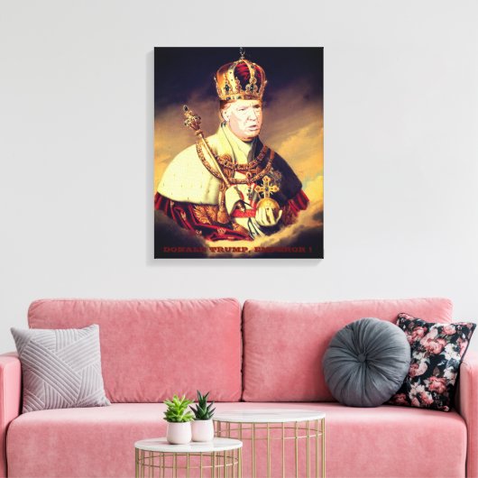 DONALD TRUMP, EMPEROR ! LEINWANDDRUCK (Insitu (Wohnzimmer))
