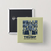 DONALD TRUMP ERA BUTTON (Vorne & Hinten)