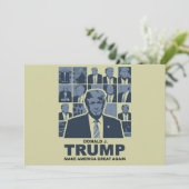 DONALD TRUMP ERA EINLADUNG (Stehend Vorderseite)
