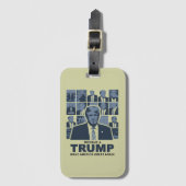 DONALD TRUMP ERA GEPÄCKANHÄNGER (Vorderseite Vertikal)