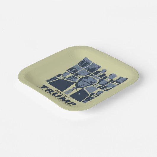 DONALD TRUMP ERA PAPPTELLER (Gewinkelt)