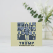 DONALD TRUMP ERA POSTKARTE (Stehend Vorderseite)