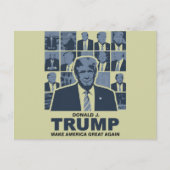 DONALD TRUMP ERA POSTKARTE (Vorderseite)