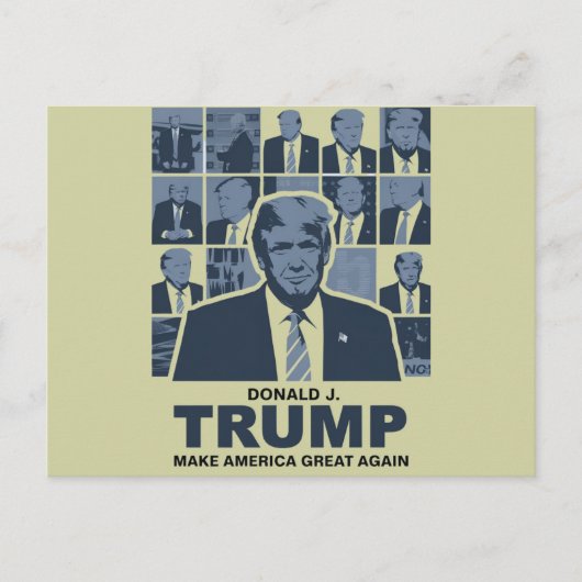 DONALD TRUMP ERA POSTKARTE (Vorderseite)
