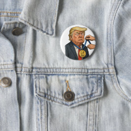 Donald Trump erhält Friedensnobelpreis Button