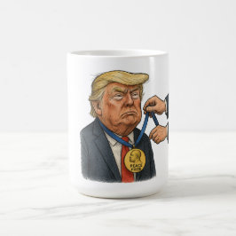 Donald Trump erhält Friedensnobelpreis Kaffeetasse