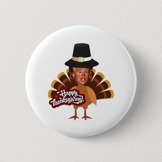 Donald Trump Erntedank Button (Vorderseite)