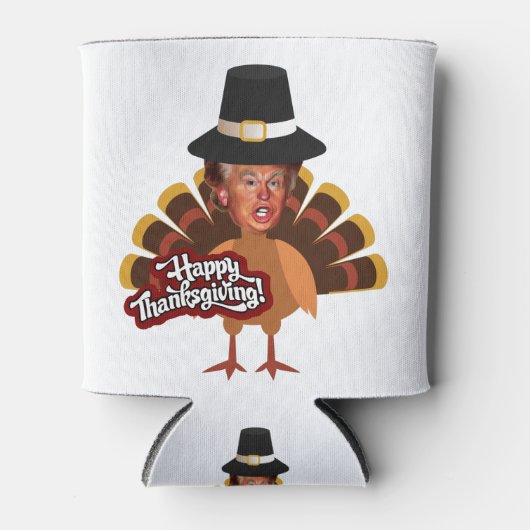 Donald Trump Erntedank Dosenkühler (Vorderseite)