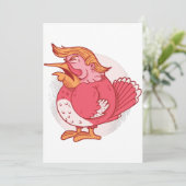 Donald Trump Erntedank Putenpinke Einladung (Stehend Vorderseite)