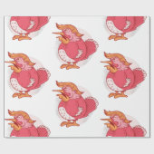 Donald Trump Erntedank Putenpinke Geschenkpapier (Flach)