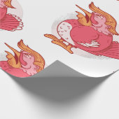 Donald Trump Erntedank Putenpinke Geschenkpapier (Ecke)