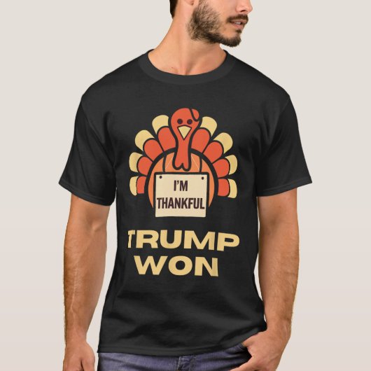 Donald Trump Erntedank Shirt Ich bin dankbar Donal (Vorderseite)