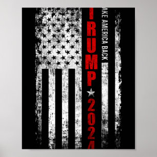 Donald Trump Erobert Amerika Zurück Amerikanische  Poster