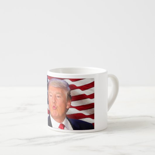 Donald Trump Espressotasse (Vorderseite Rechts)