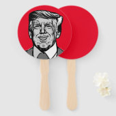 DONALD TRUMP FÄCHER (Vorne und Hinten)