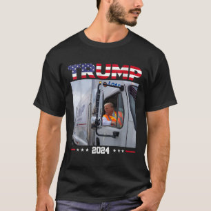 Donald Trump fährt Garge Truck - Garge Truck Trump T-Shirt