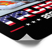 Donald Trump fährt in Garbage Truck 1 Poster (Ecke)