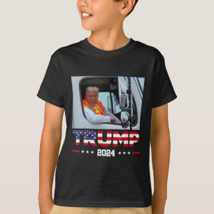 Donald Trump fährt in Garbage Truck 1 T-Shirt