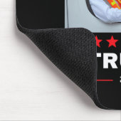 Donald Trump fährt in Garbage Truck Mousepad (Ecke)