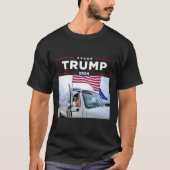 Donald Trump fährt in Garbage Truck Shirt Müll (Vorderseite)